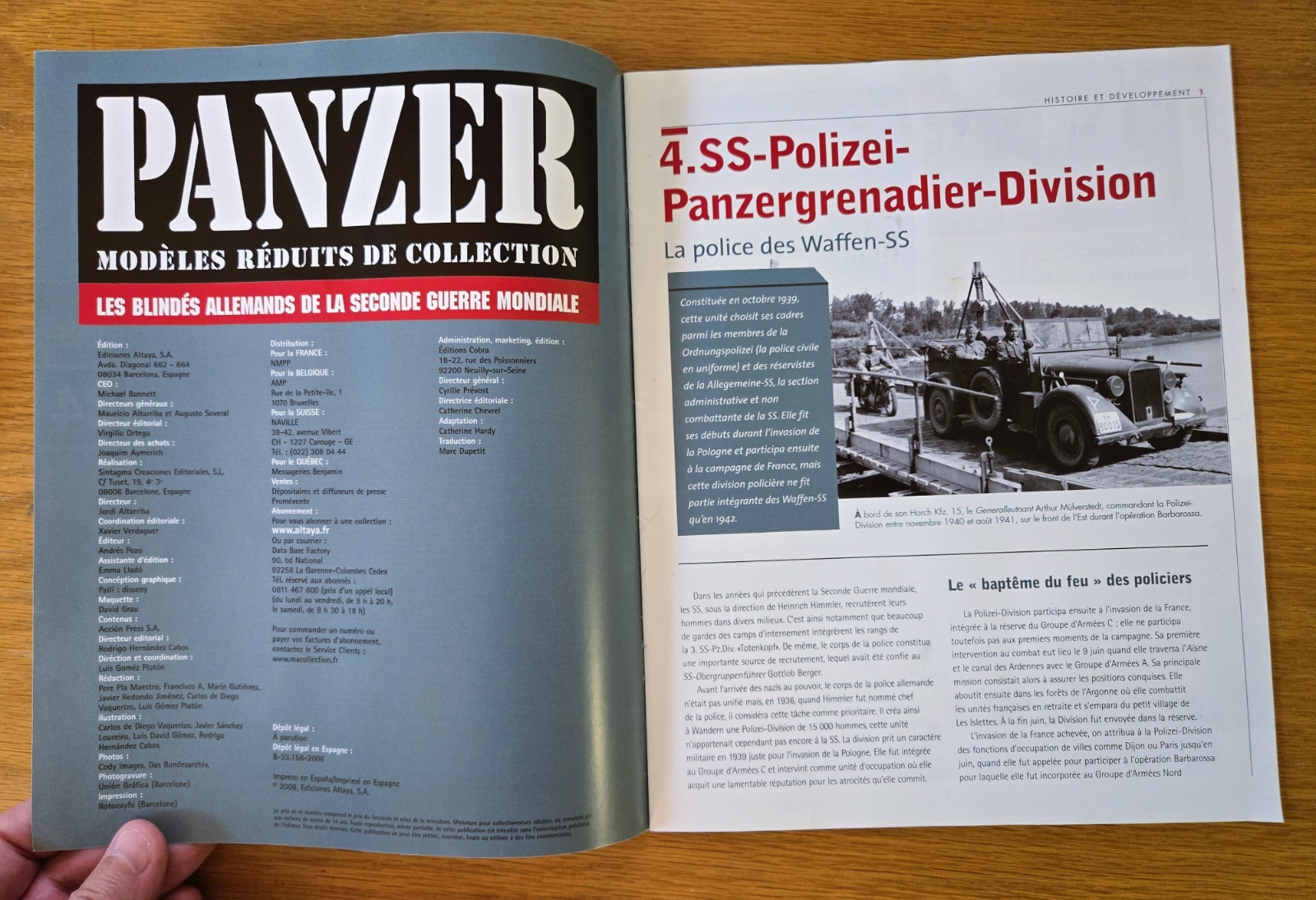 Panzer Collectible Scale Model 34: 105 mm sK 18 (French Language, 12 Pages)