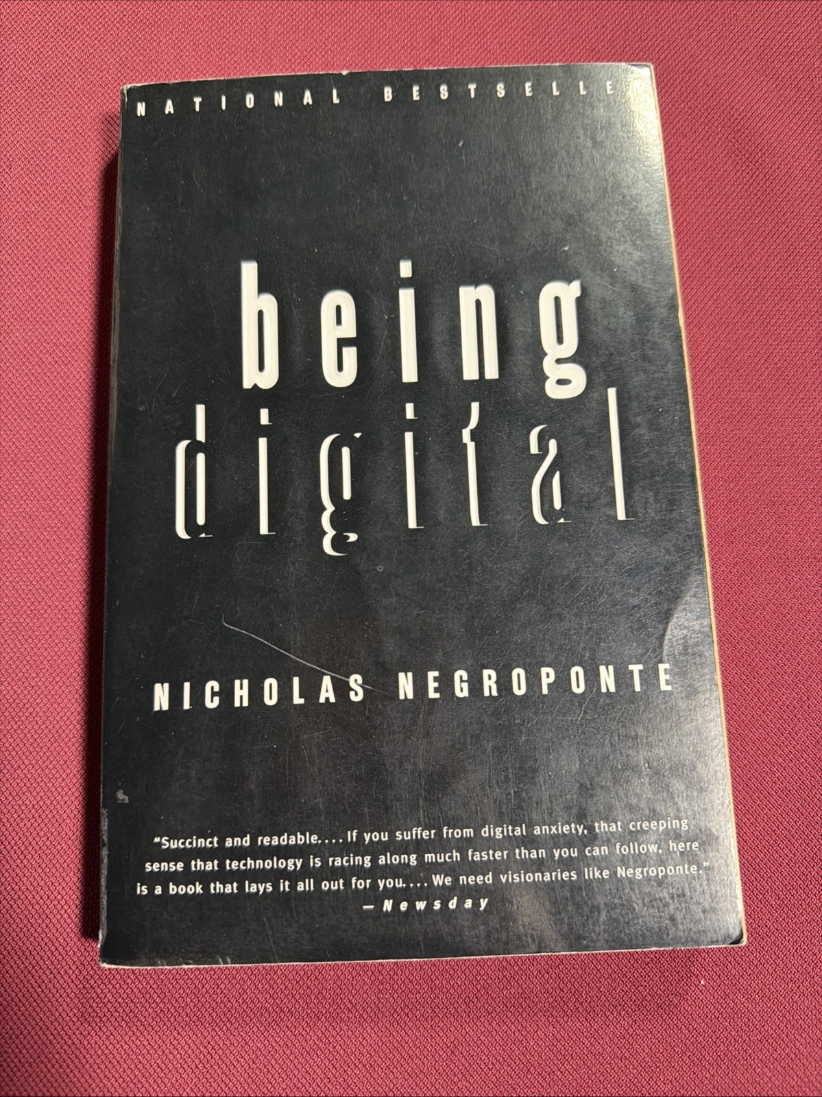Being Digital by Nicholas Negroponte (1996, Trade Paperback)