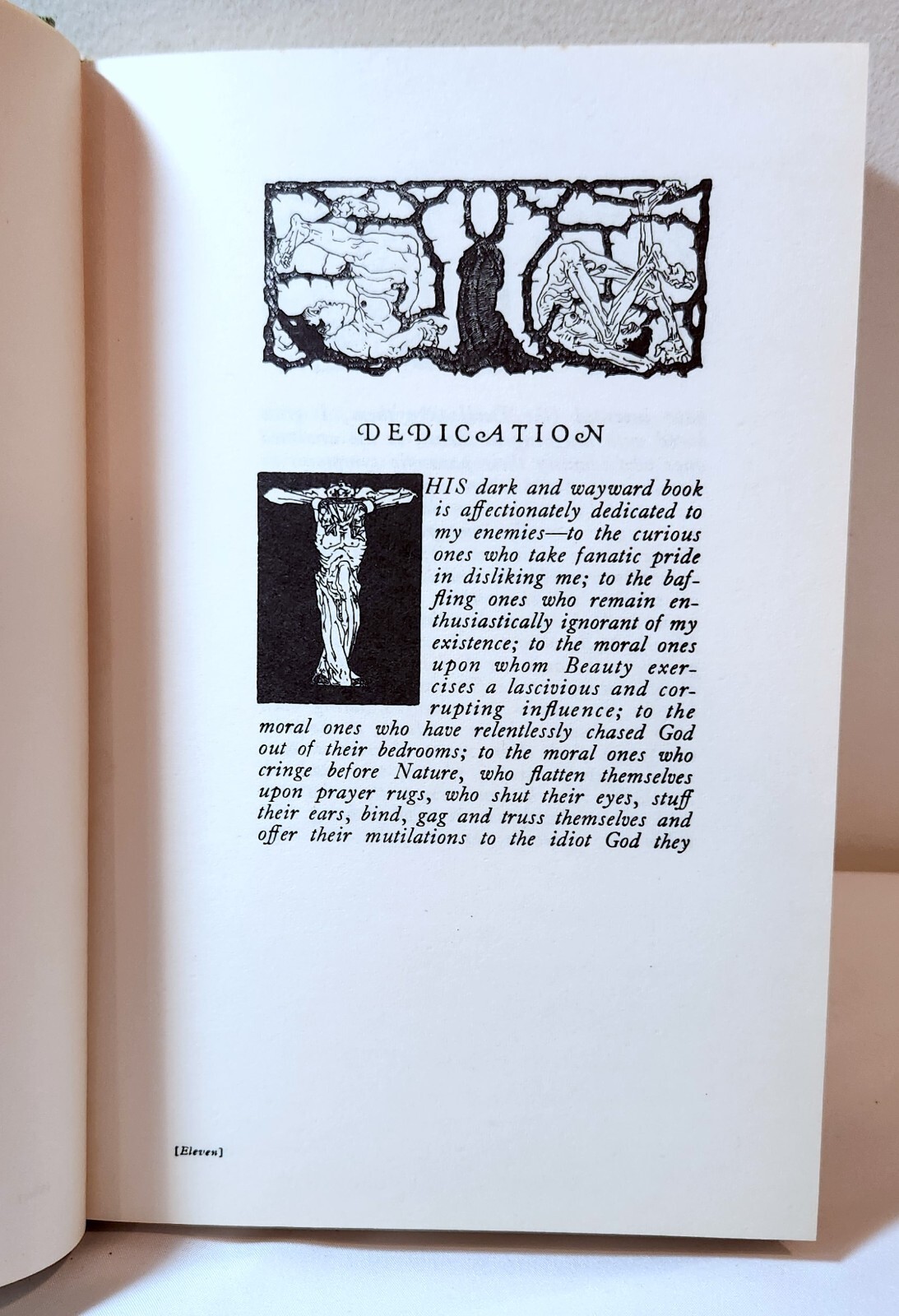 1922 “Fantazius Mallare: A Mysterious Oath” Ben Hecht limited edition book #33
