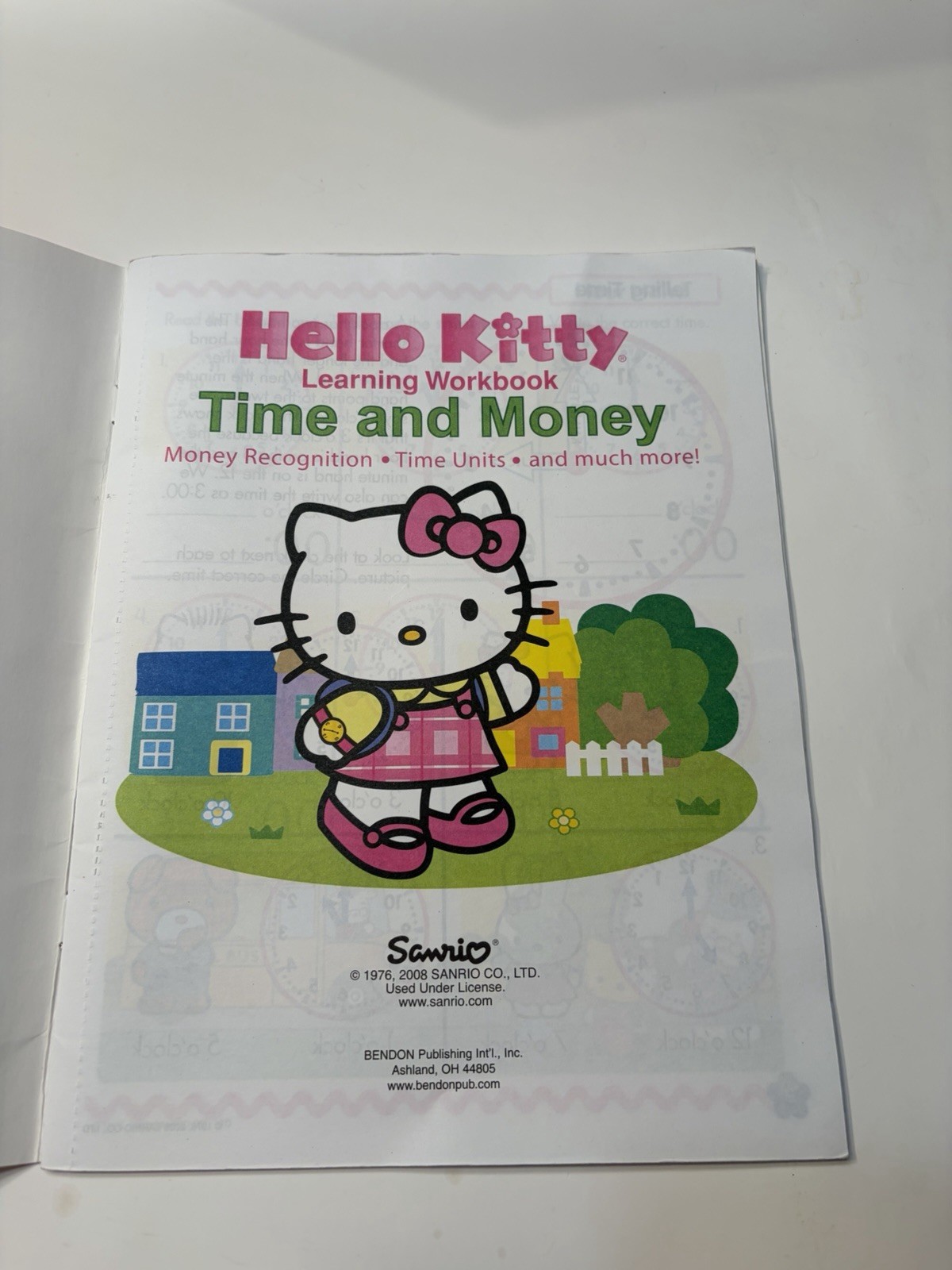 Hello Kitty Workbooks w/Stickers – Time & Money