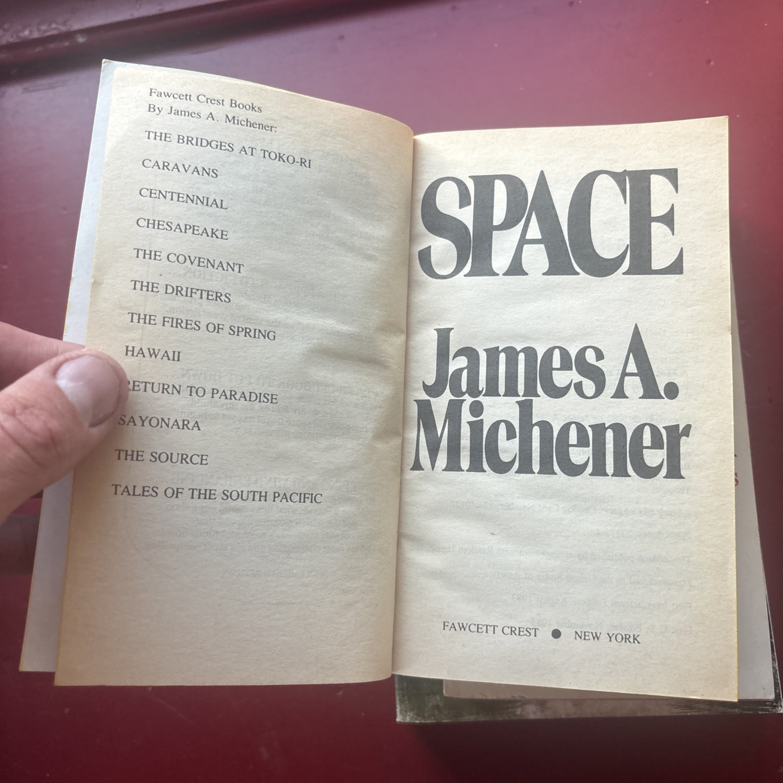 James A Michener Lot of 5 Paperback : Space Iberia Covenant Pacific Chesapeake