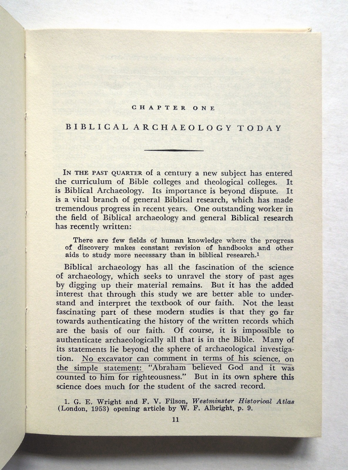 Archaeology and the Old Testament – J.A. Thompson, 1959, Wm. B. Eerdmans Pub. Co