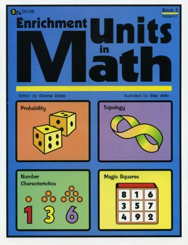 Enrichment Units in Math : Book 3, Paperback by Draze, Dianne, Brand New, Fre…