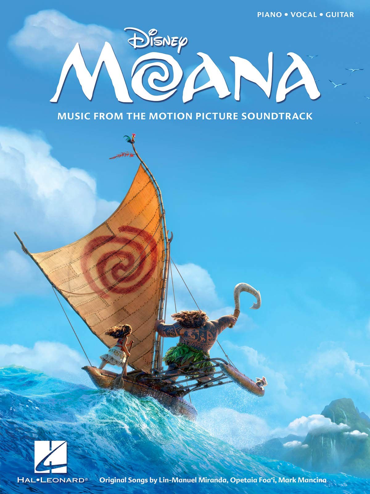 Moana Sheet Music Songbook by Lin-Manuel Miranda | Piano, Vocal, Guitar Arra…
