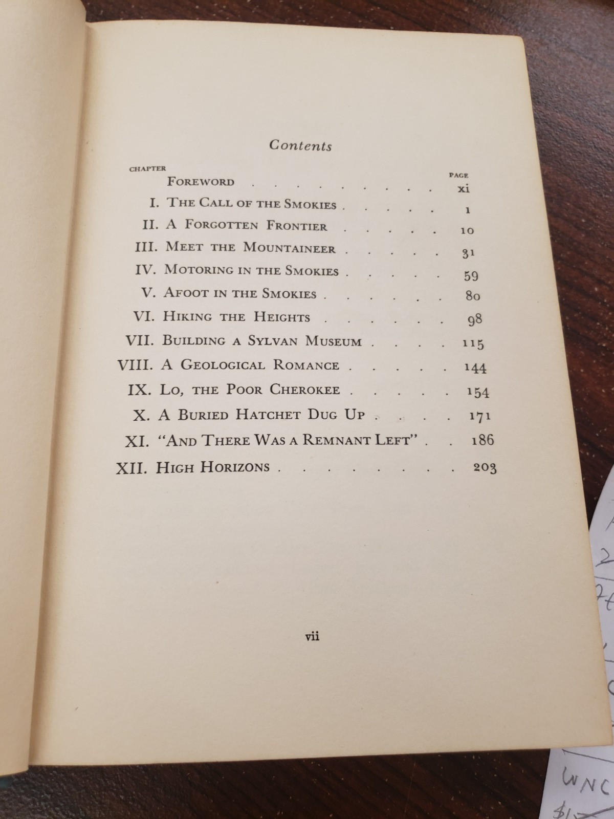 SMOKIES, Land of High Horizons, by Bowman 1948 USED SIGNED NC Book 212 pages