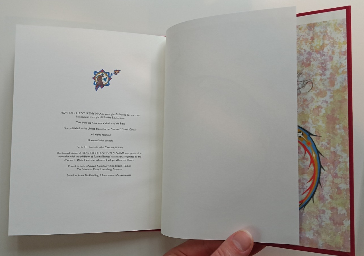How Excellent is Thy Name! by Pauline Baynes (Marion E. Wade Center, 2007) RARE