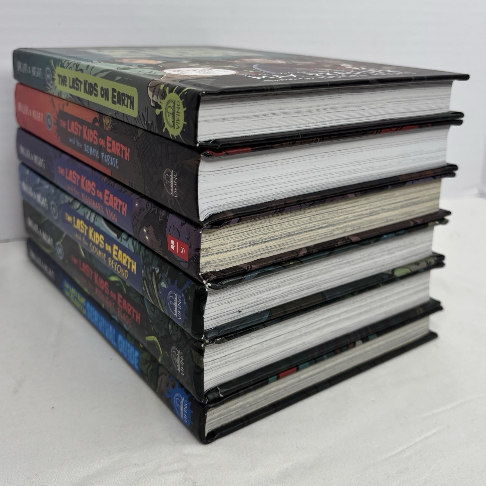 Set of 6 The Last Kids On Earth Series Books Brallier Hardcover 1-5 & Survival