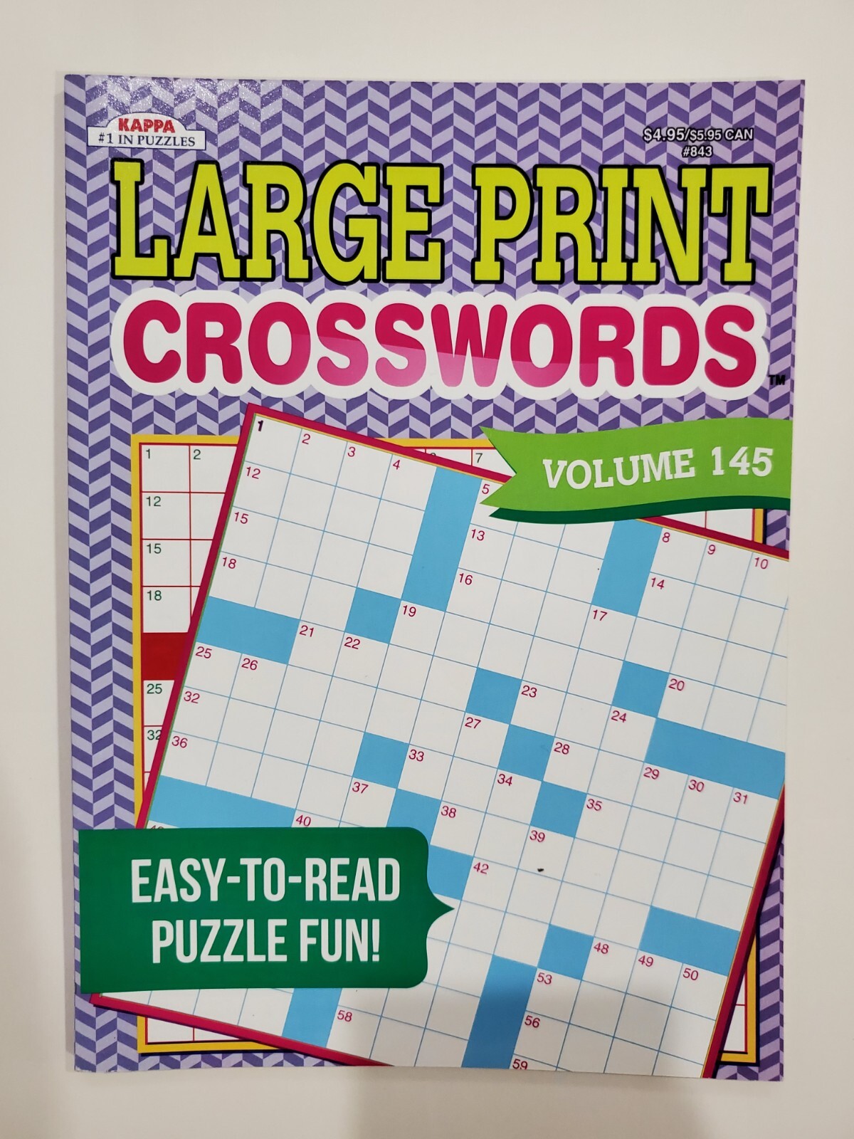 Large Print Crosswords Puzzle Books Kappa Games,Search,Hunt~ Pick up to 20 Vols