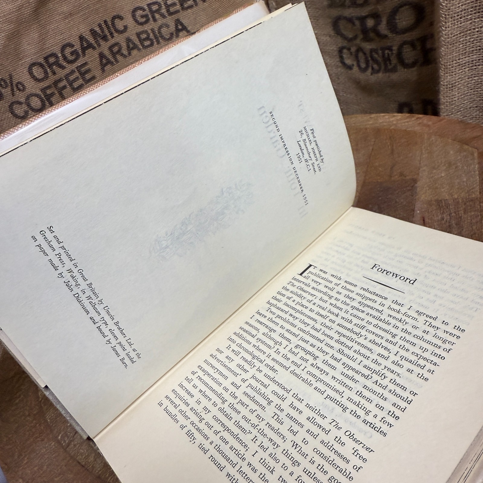 1951 In Your Garden V Sackville-West Antique Gardening Book Dust Jacket
