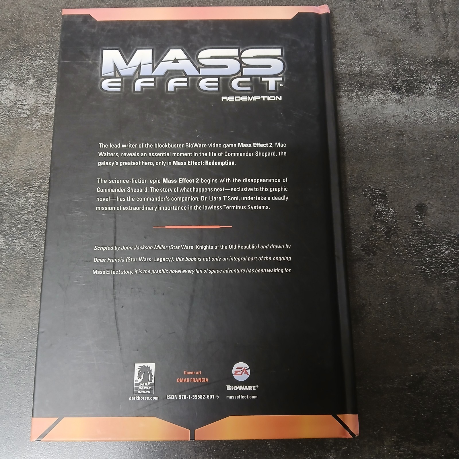 Mass Effect: Redemption_Max Walters_HC_Dark Horse_2010_1st Ed/1st Print