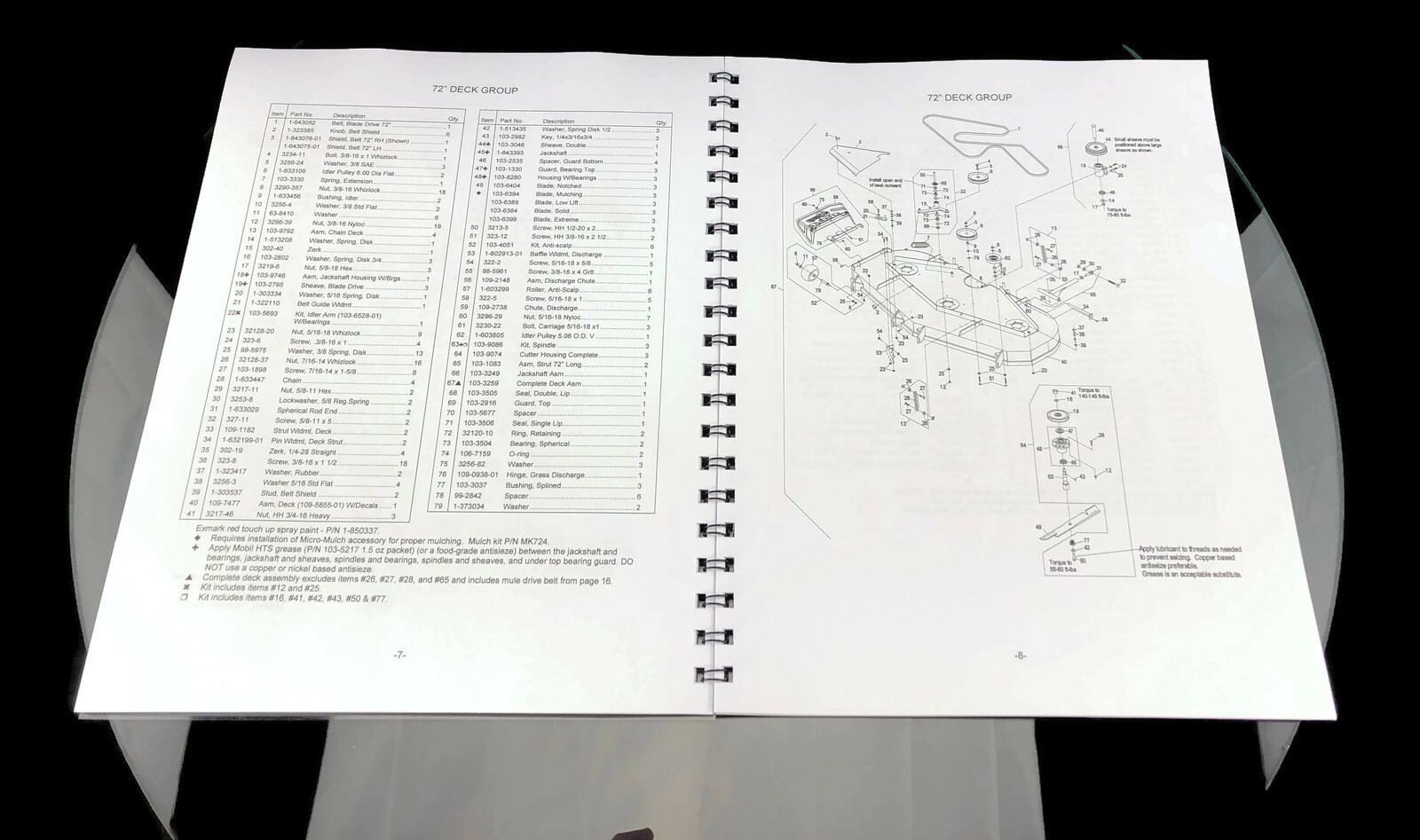 eXmark Lazer Z AS Operators Manual & Part List Diagrams LAS28KA524 SN# 670000 –