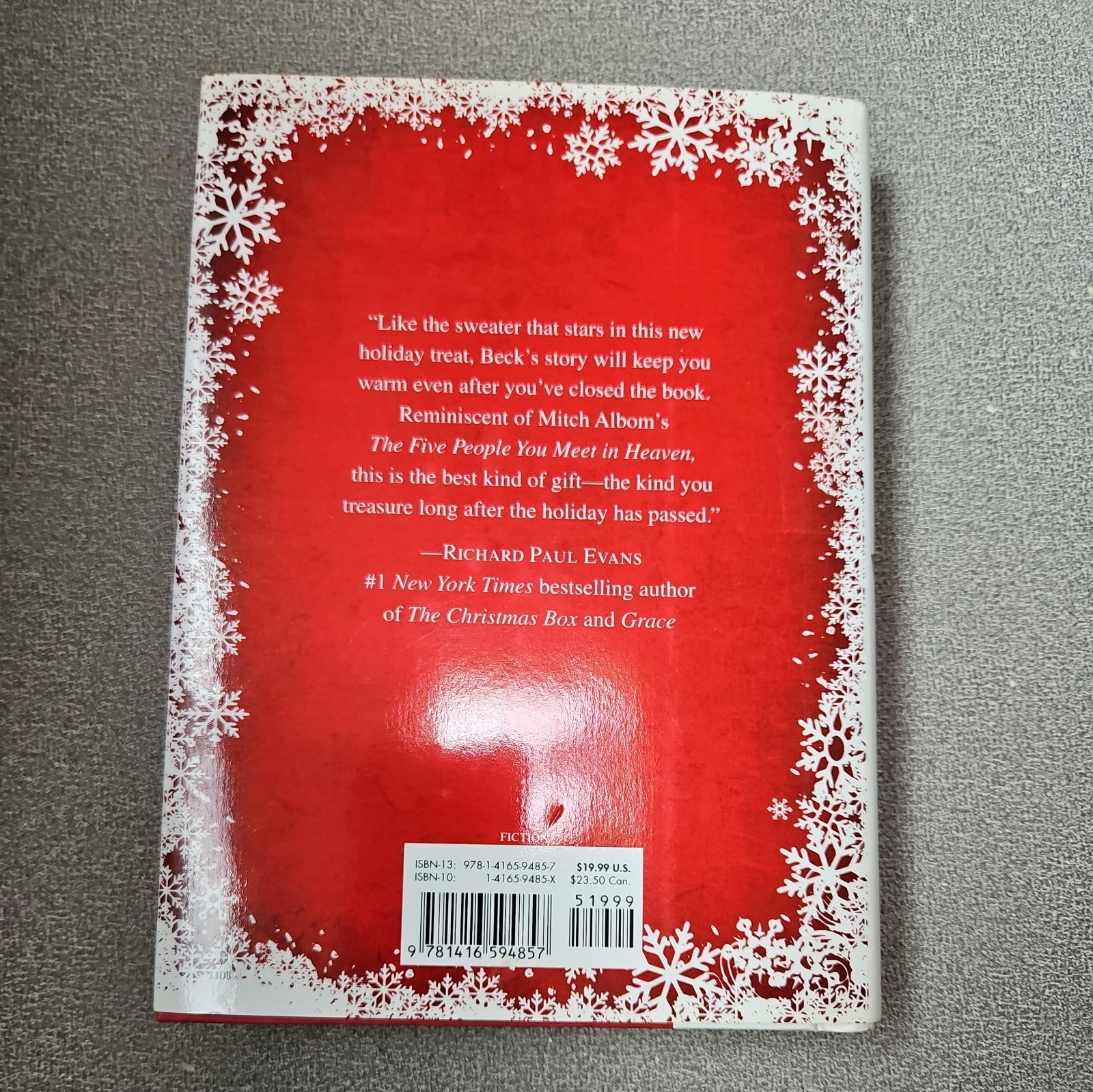 The Christmas Sweater – Hardcover By Glenn Beck – GOOD