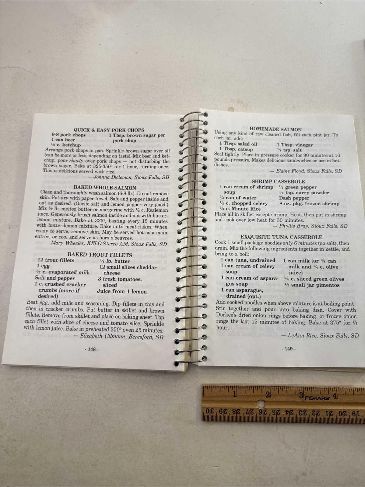 Sioux Falls South Dakota SD Cookbook Vintage 1980s KELO Radio Station Midwestern