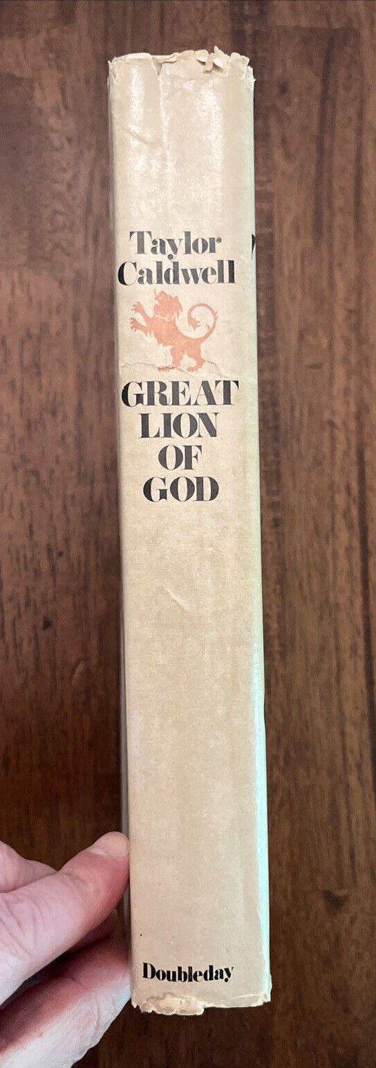 Great Lion of God, A Novel About St. Paul by Taylor Caldwell *STATED FIRST *NICE