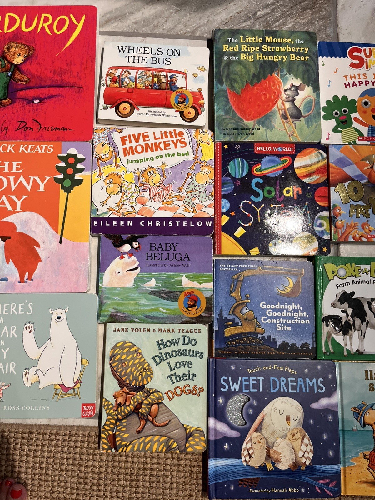 Huge Lot Of 28 Baby Toddler Board Books dr Seuss curious George lift flaps