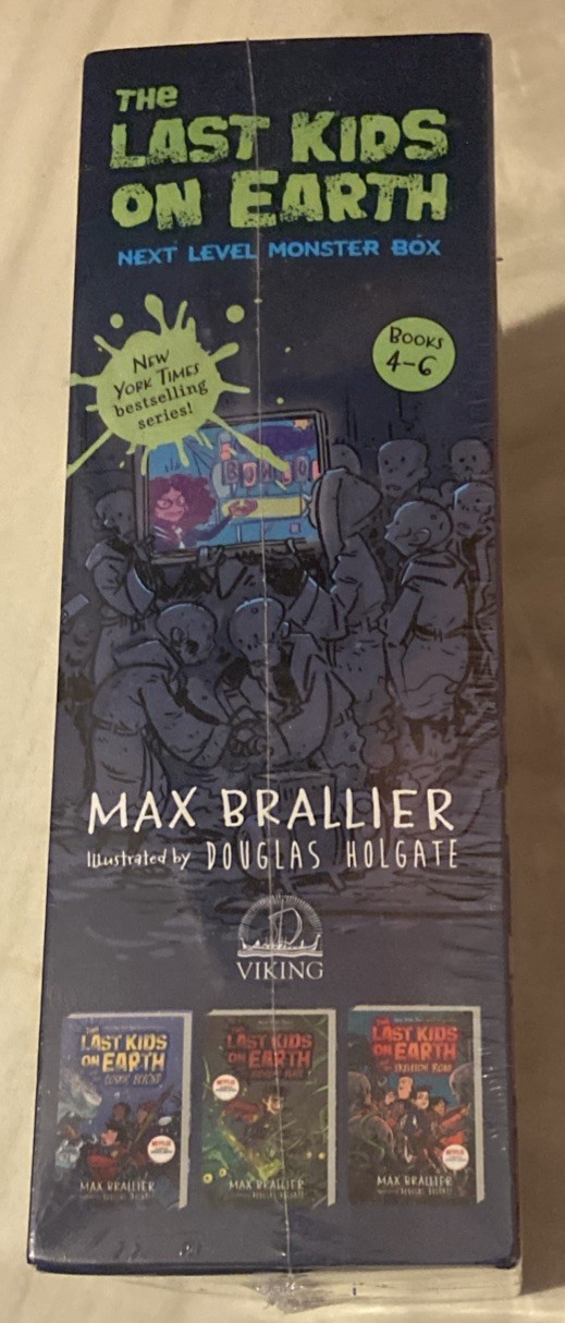 Last Kids on Earth: Next Level Monster Box (Books 4-6) by Max Brallier Sealed