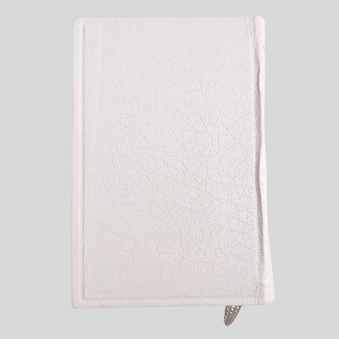 Holy Bible New Testament KJV Pocket Size White Bible 4 1/2 Inches Tall
