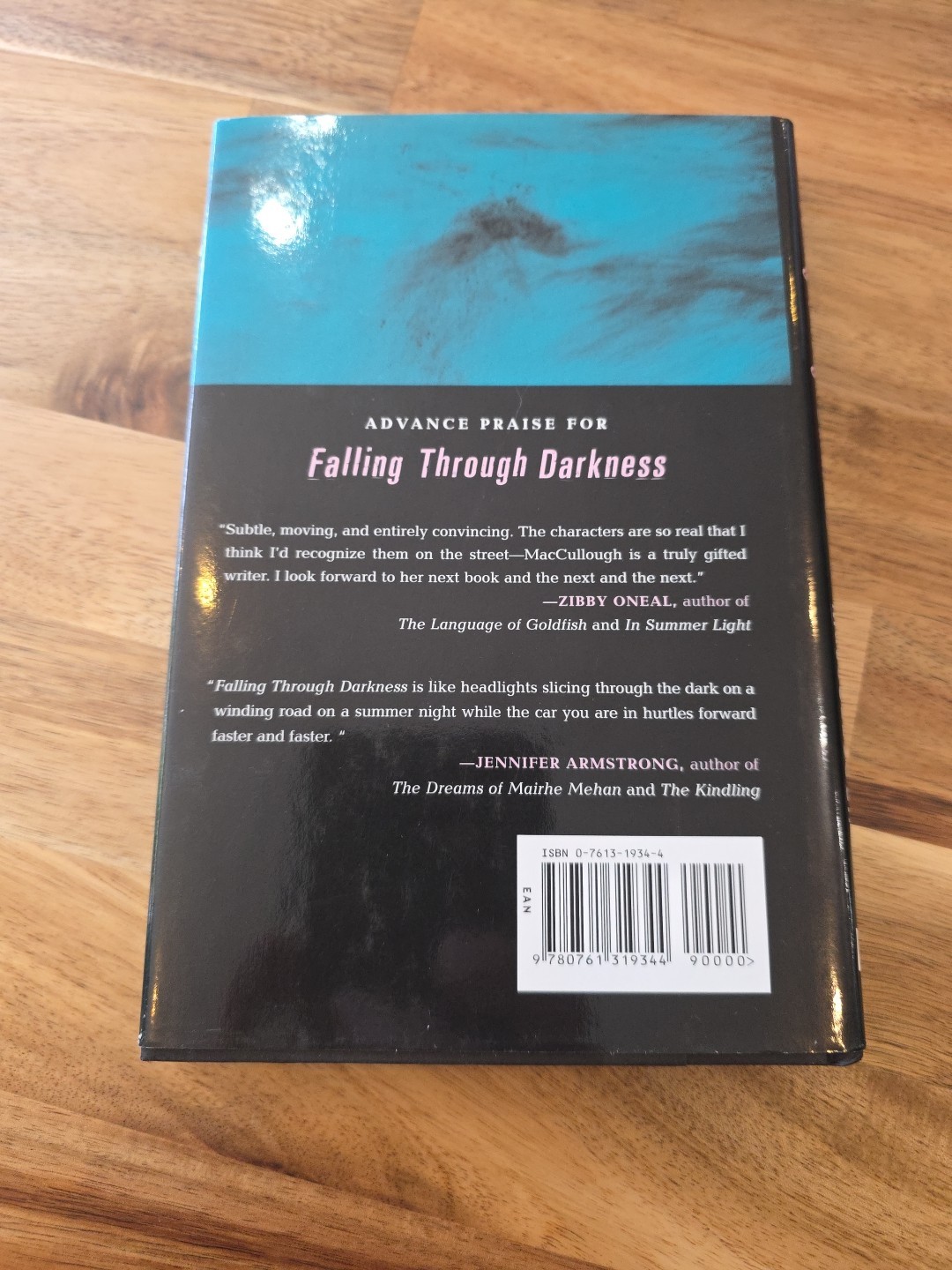 Falling Through Darkness by Carolyn Maccullough (2003, Hardcover) 1st Edition