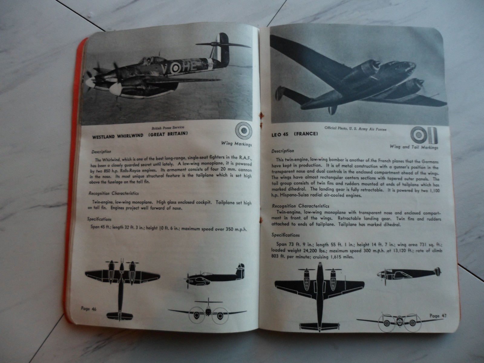 Aircraft Spotters Guide by Lt. Col Harold E. Hartney part 2