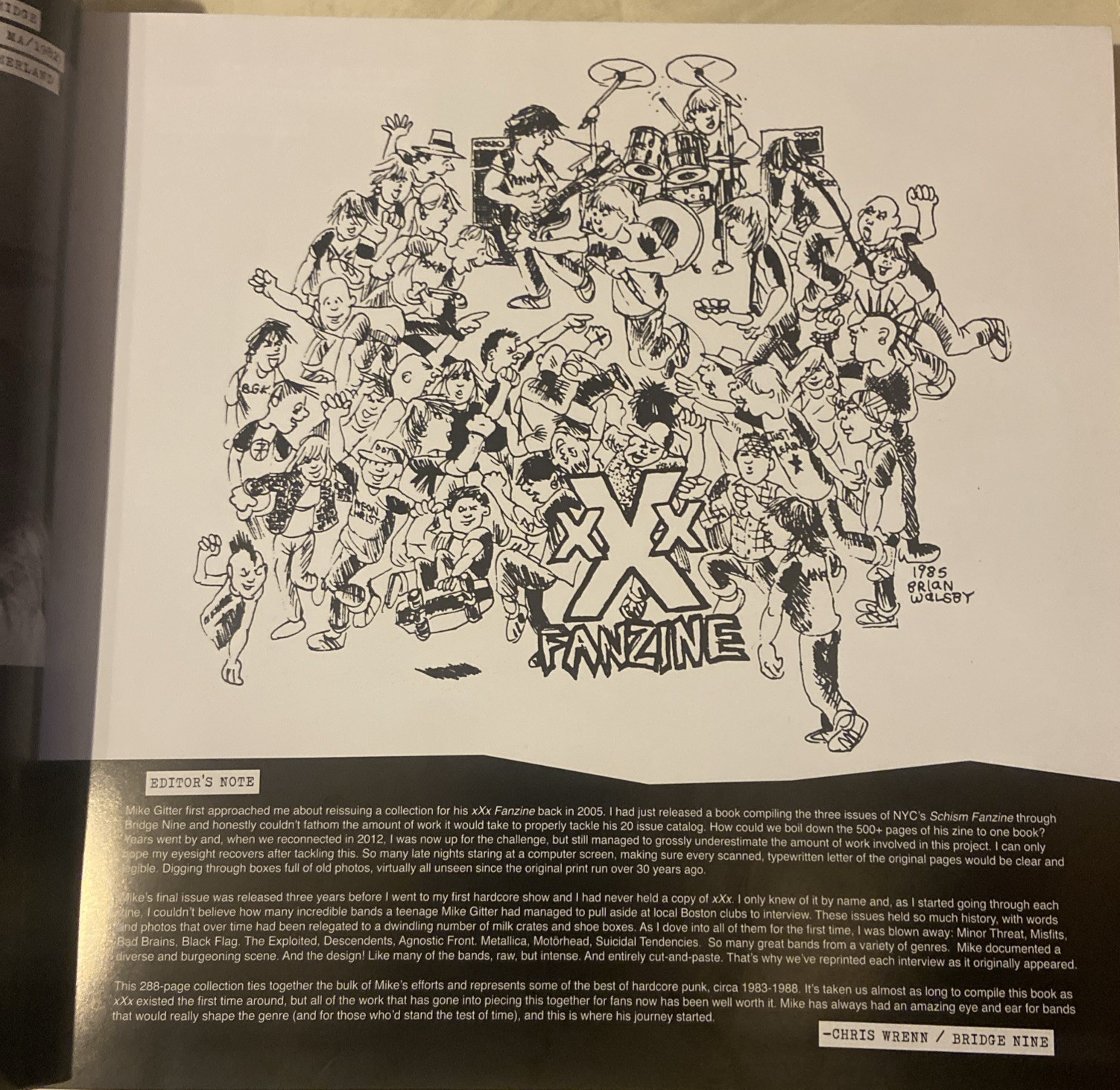 xXx Fanzine Book – Hardcore & Punk In The 80’s Bridge Nine Records Minor Threat