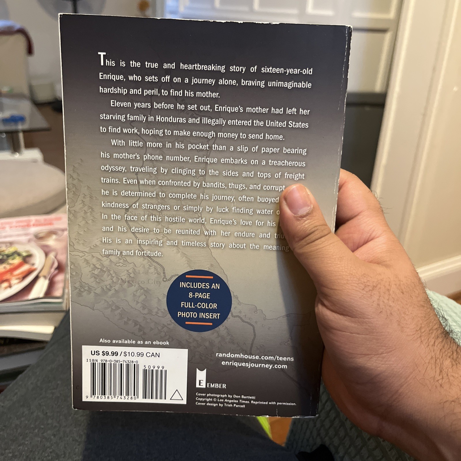 Enriques Journey Sonia Nazario YA Immigration True Story Book