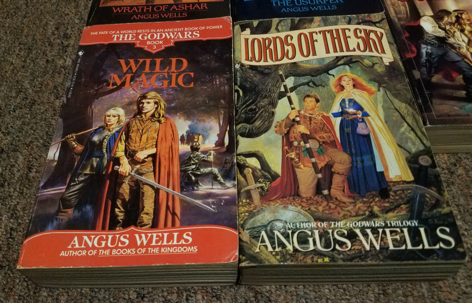 Angus Wells 5 science fantasy books complete SERIES:THE KINGDOMS