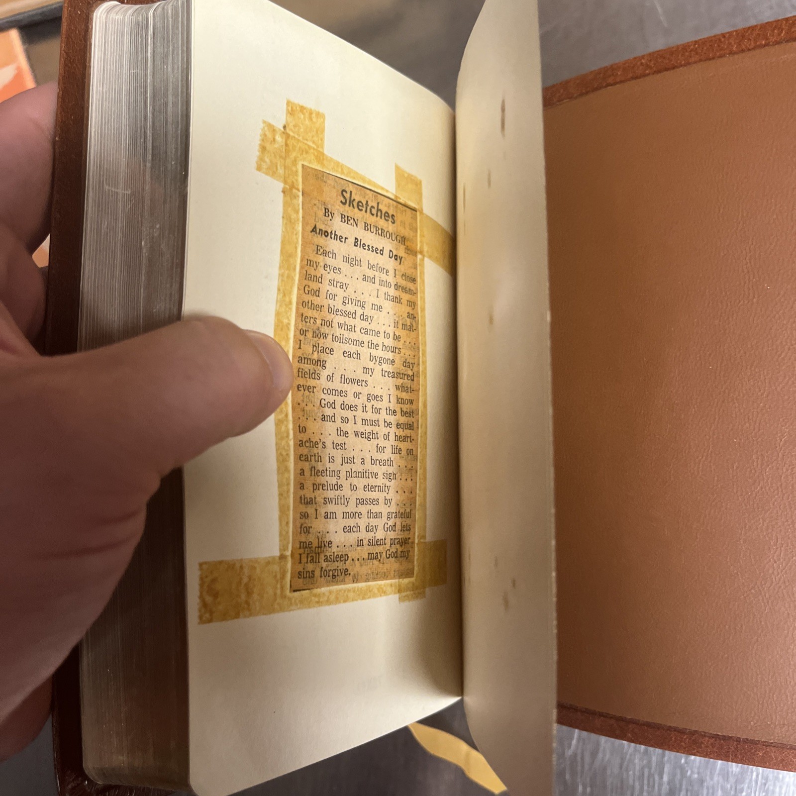 Cambridge Bible KJV Cameo Red Letter 23k Gold Edges 78xrl Saddle Brown