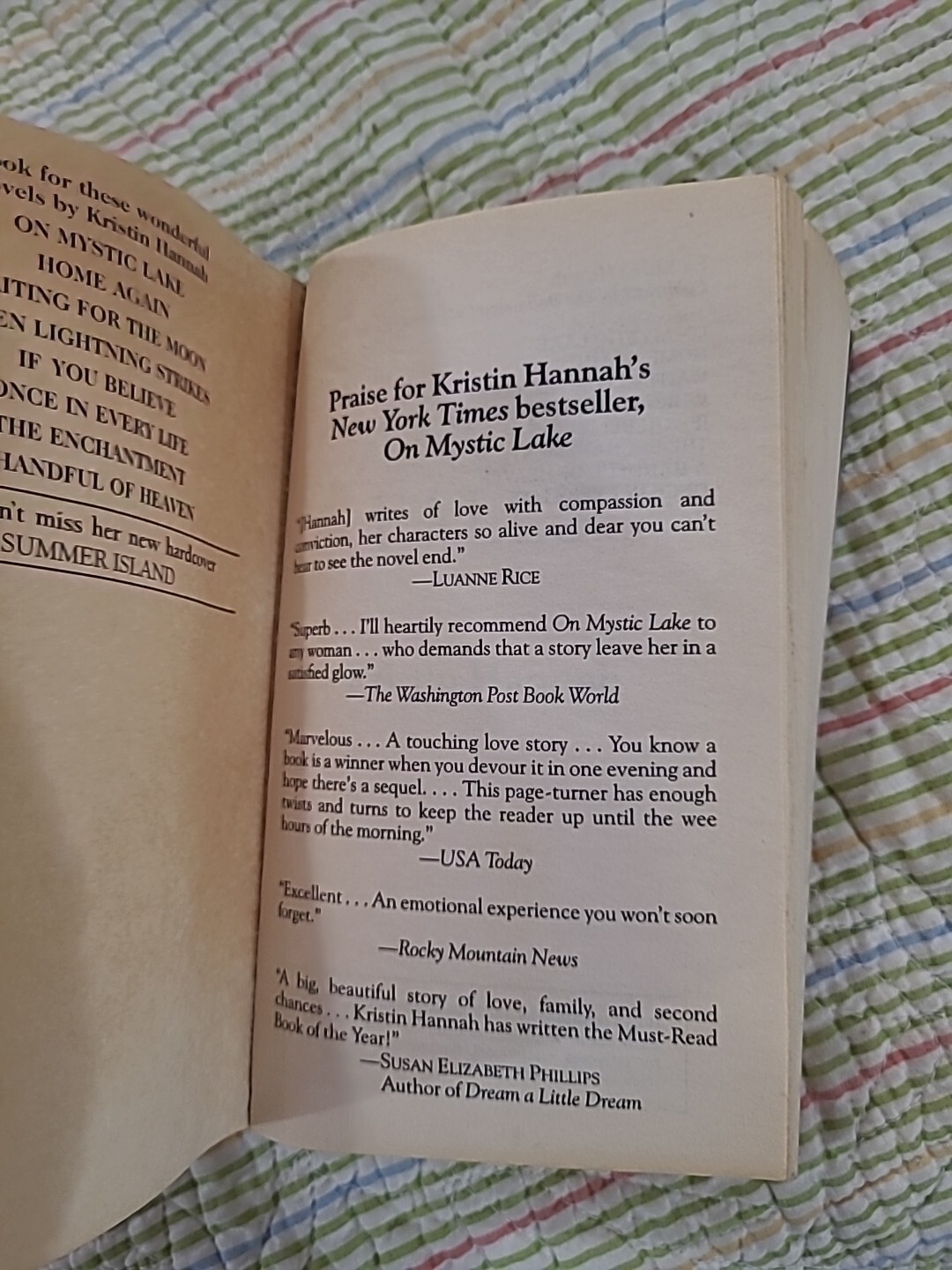 Angel Falls: A Novel Paperback Kristin Hannah