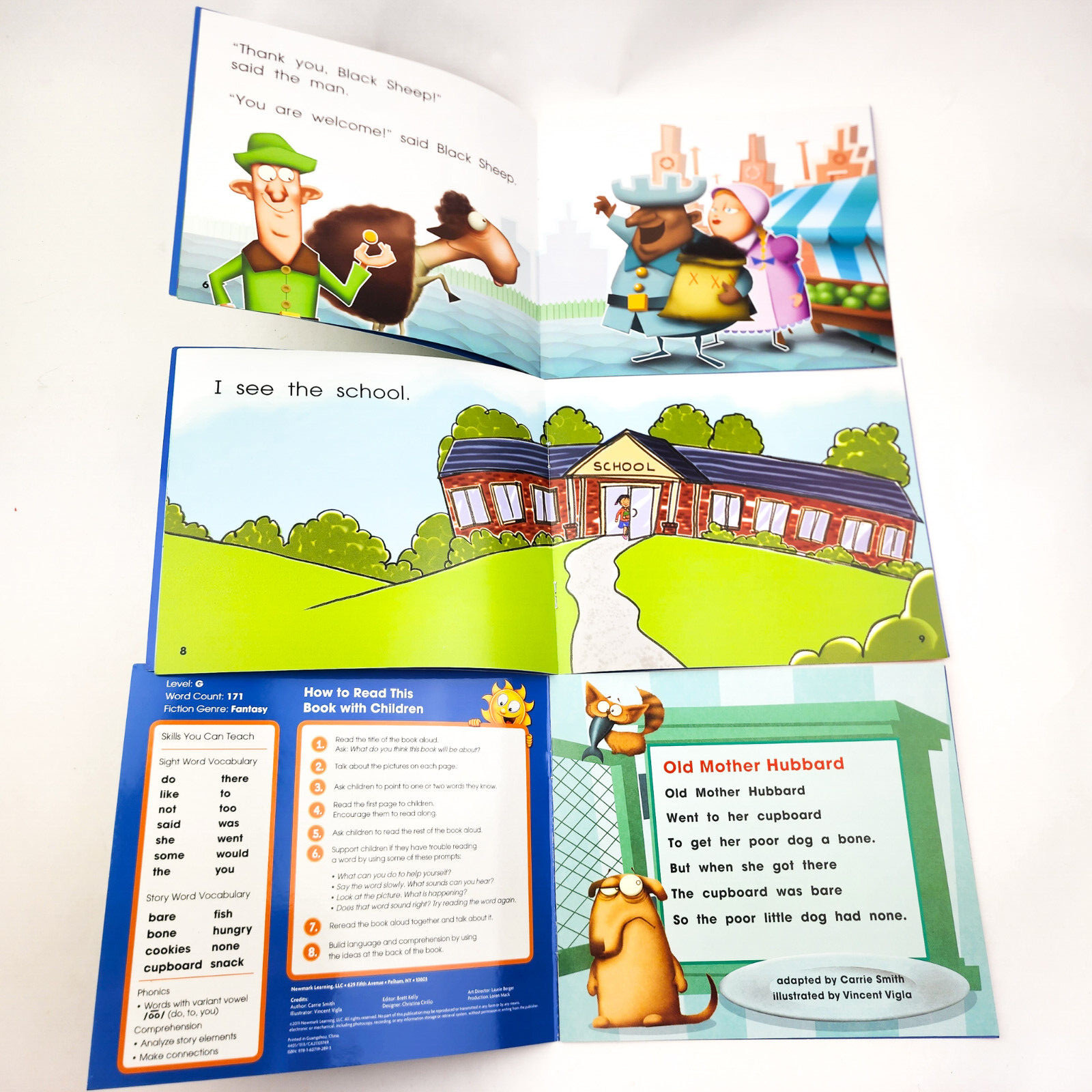 Newmark Learning Rising Readers Leveled Books Nursery Rhyme Tales set of 12 2011