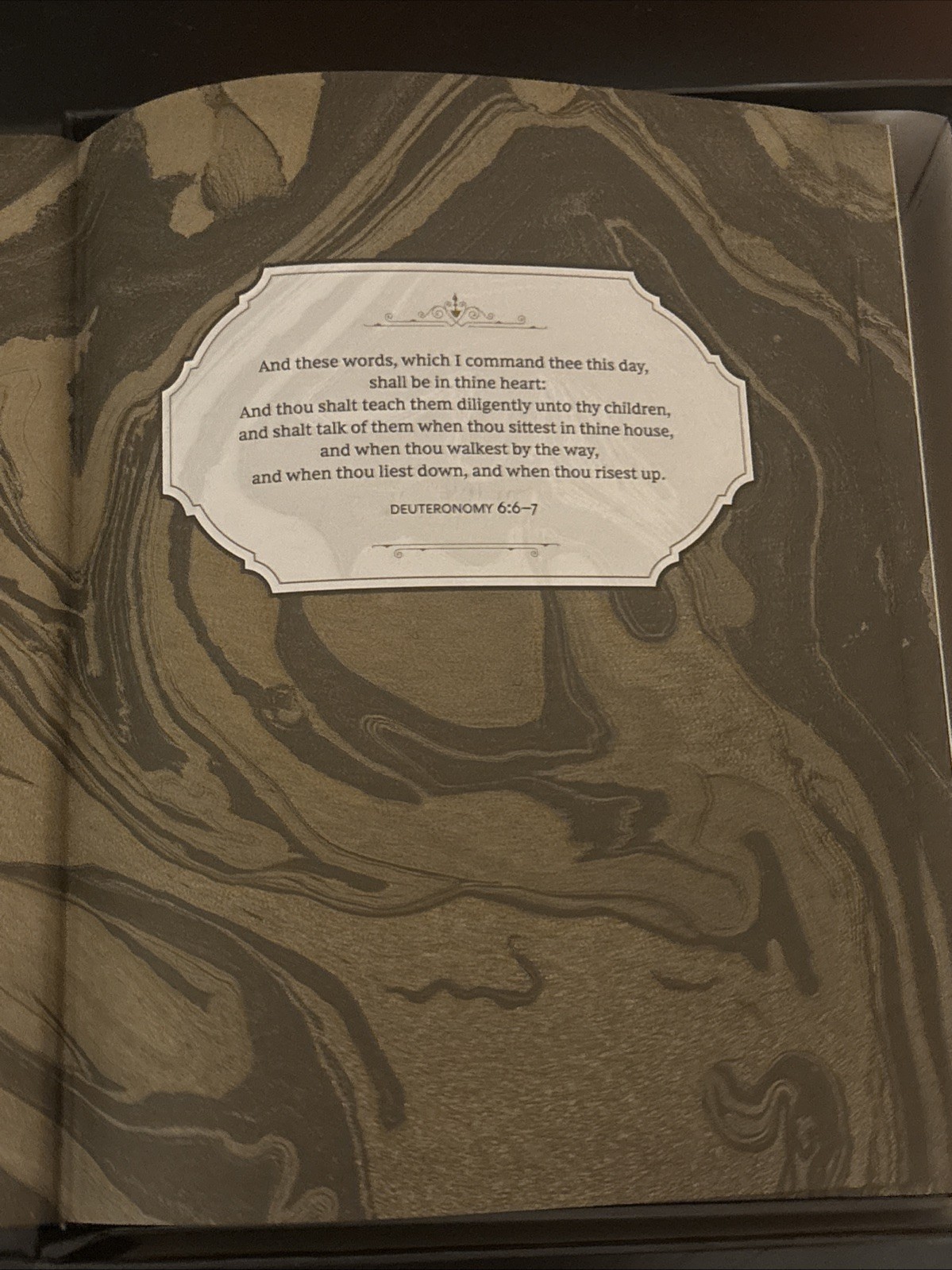 KJV Family Bible, Black Ornate, Red Letter Edition, Comfort Print Nelson