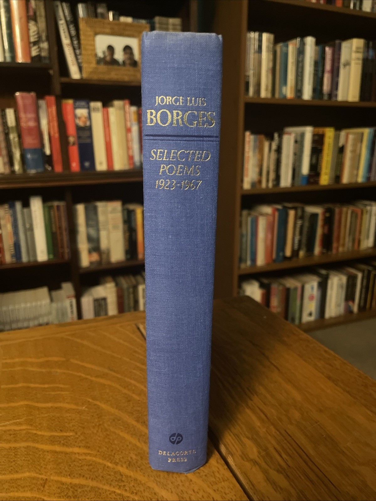 JORGE LUIS BORGES Selected Poems 1923-1967 HC 1972 Delacorte Press DJ Ex-Library