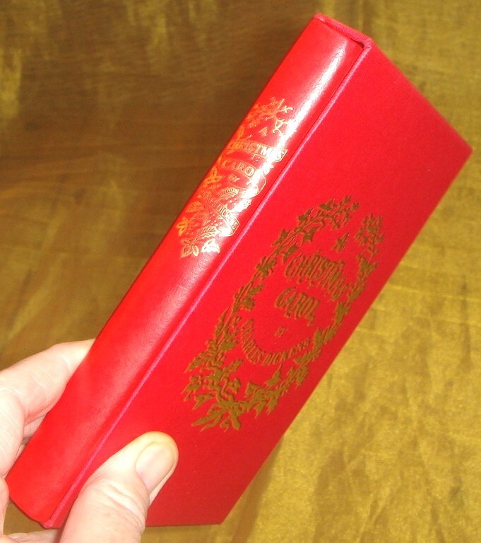 A CHRISTMAS CAROL Charles Dickens Fine Facsimile Edition & Slipcase – Gilt Edges