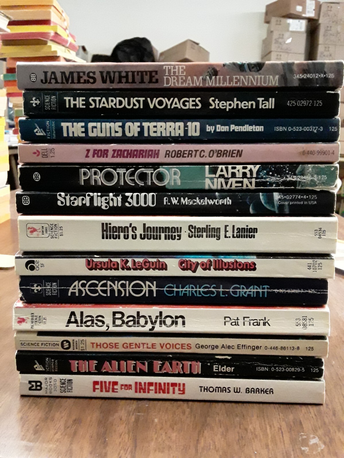 125-cent (aka $1.25) sci-fi mini-bundle vintage paperback 13 titles G 240220