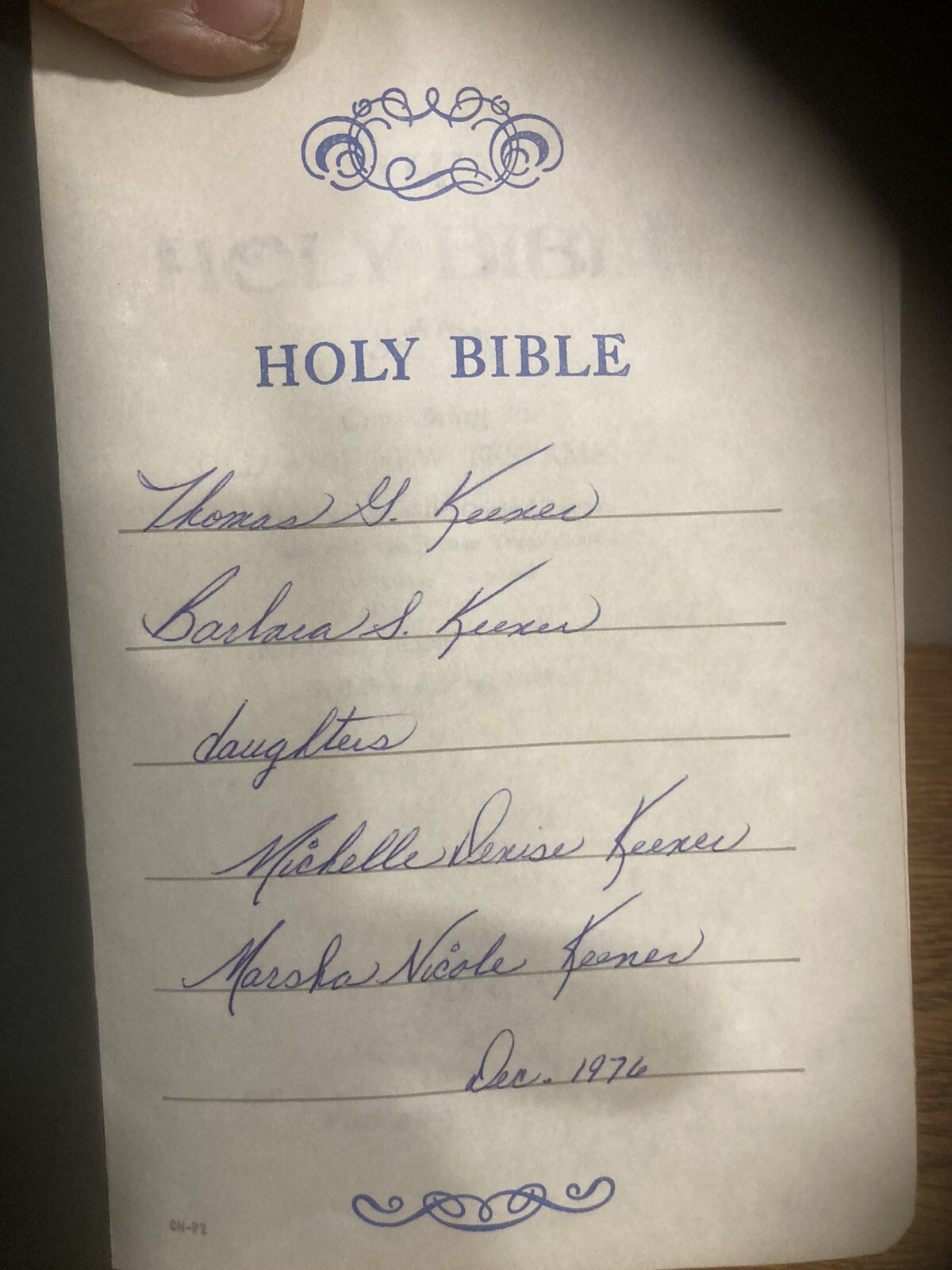 Vintage 1970 Holy Bible KJV Study Edition National Bible Press