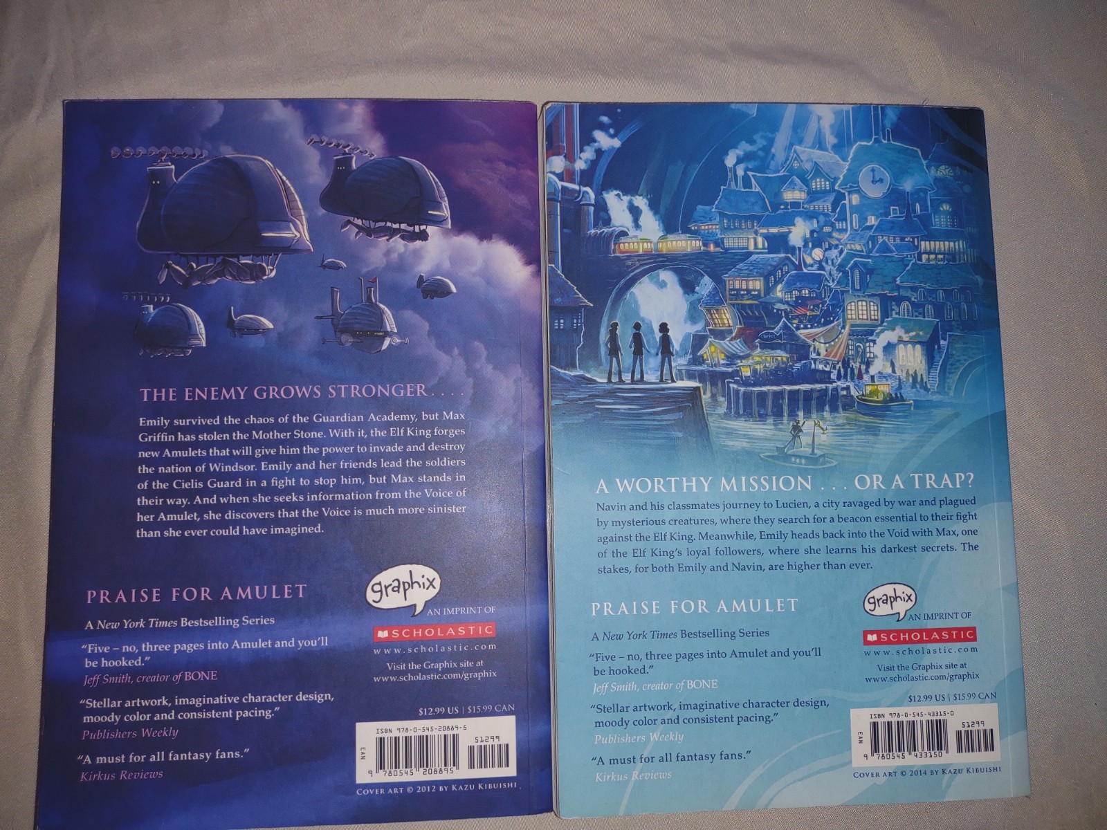 Amulet Vol. 5 & 6 Paperback Bundle by Kazu Kibuishi | Graphic Novel Set