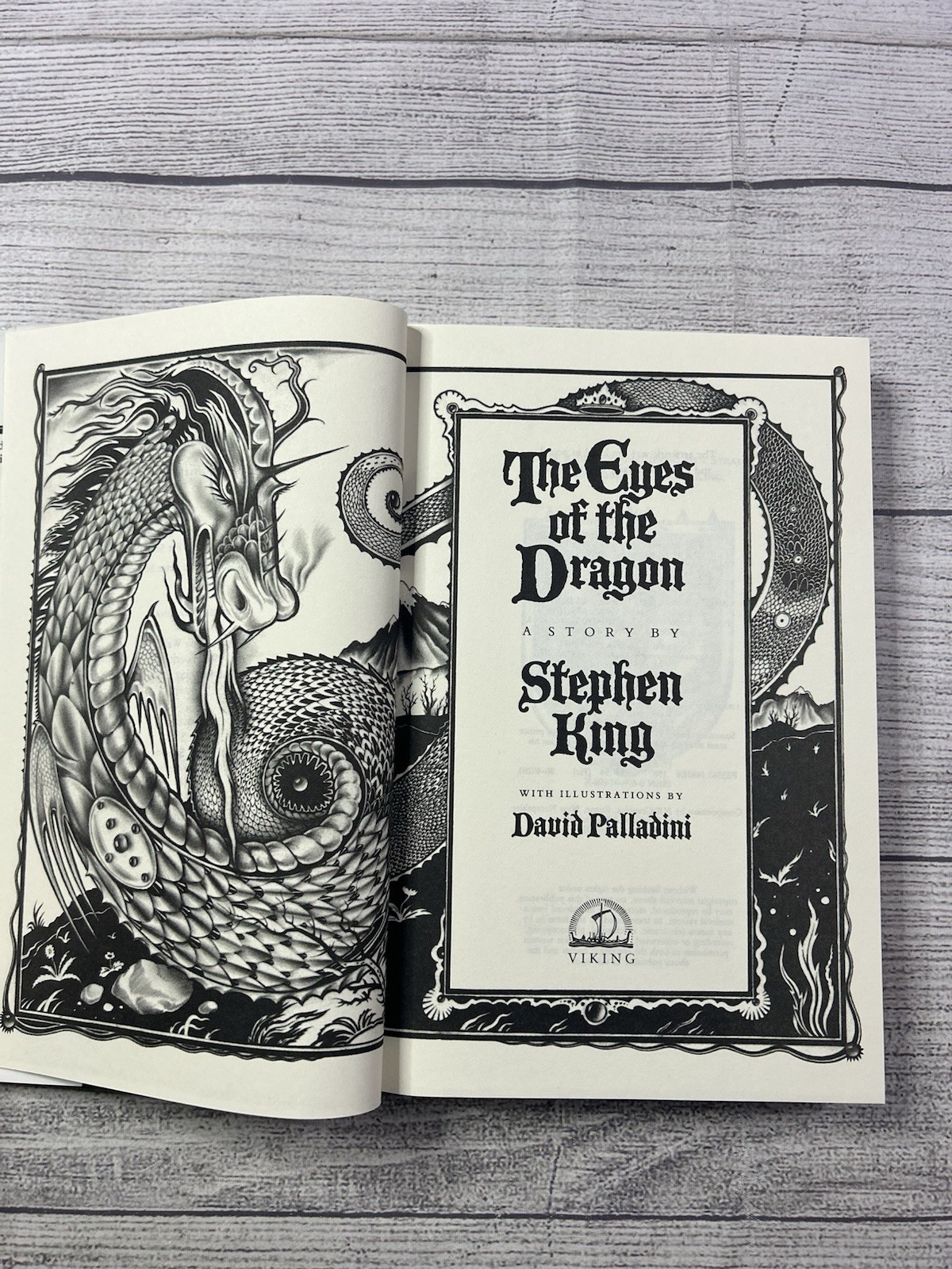Stephen King The Eyes of The Dragon 1987 Hardcover with Dust Jacket