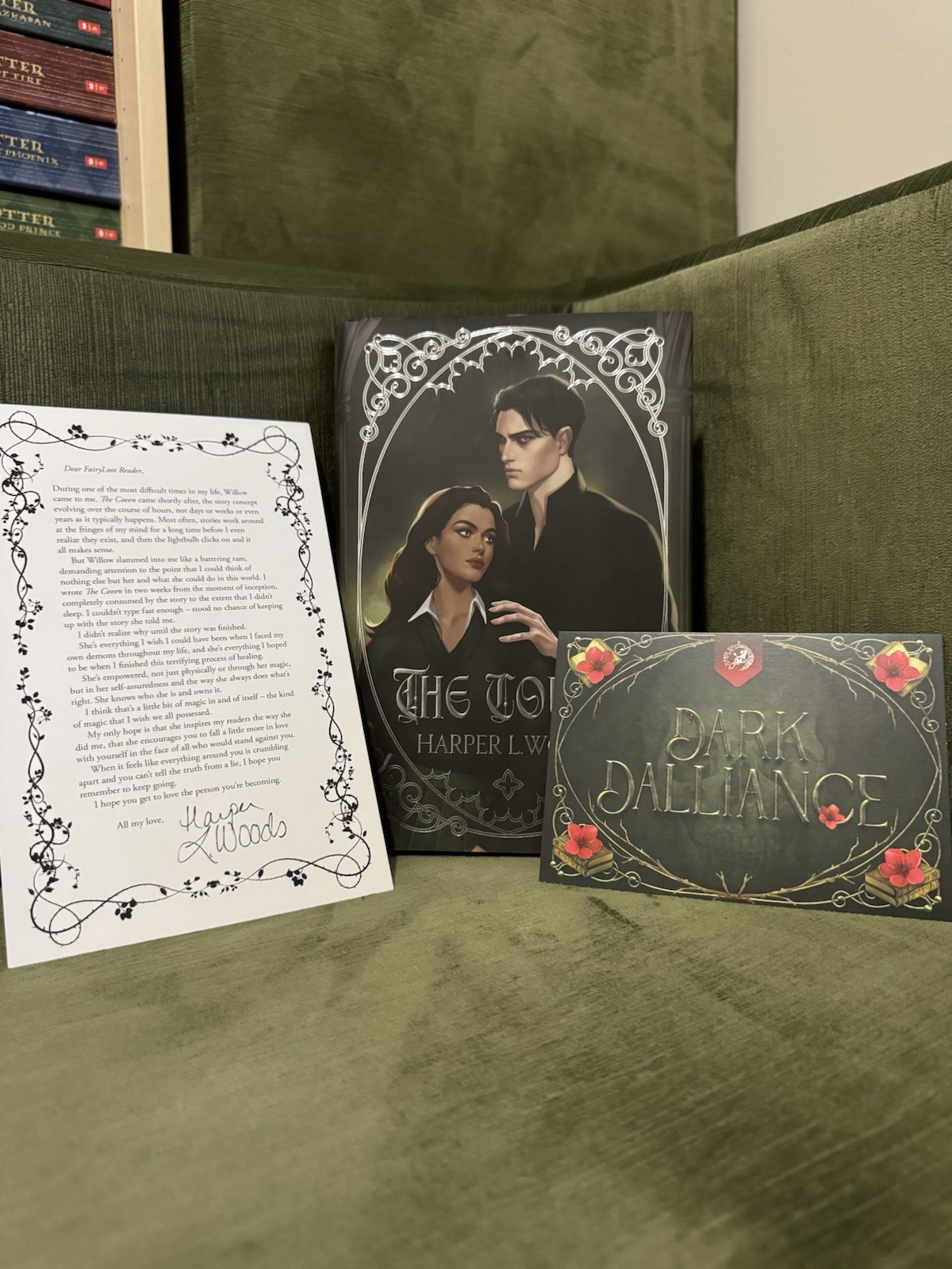 FairyLoot Exclusive Edition: The Coven by Harper L. Woods ✨SIGNED✨SPRAYED EDGES✨