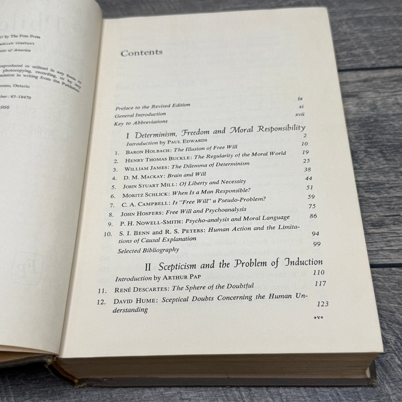 A Modern Introduction to Philosophy Edwards Pap 1966 Revised Ed Free Press