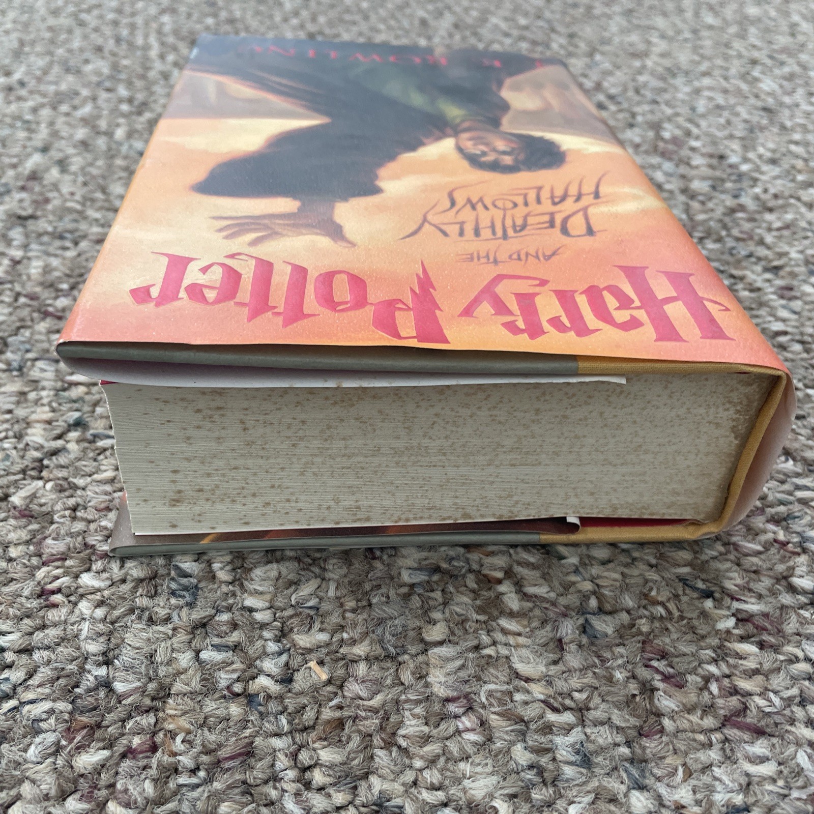 First Edition USA 1st Print Harry Potter & The Deathly Hallows 759 pages