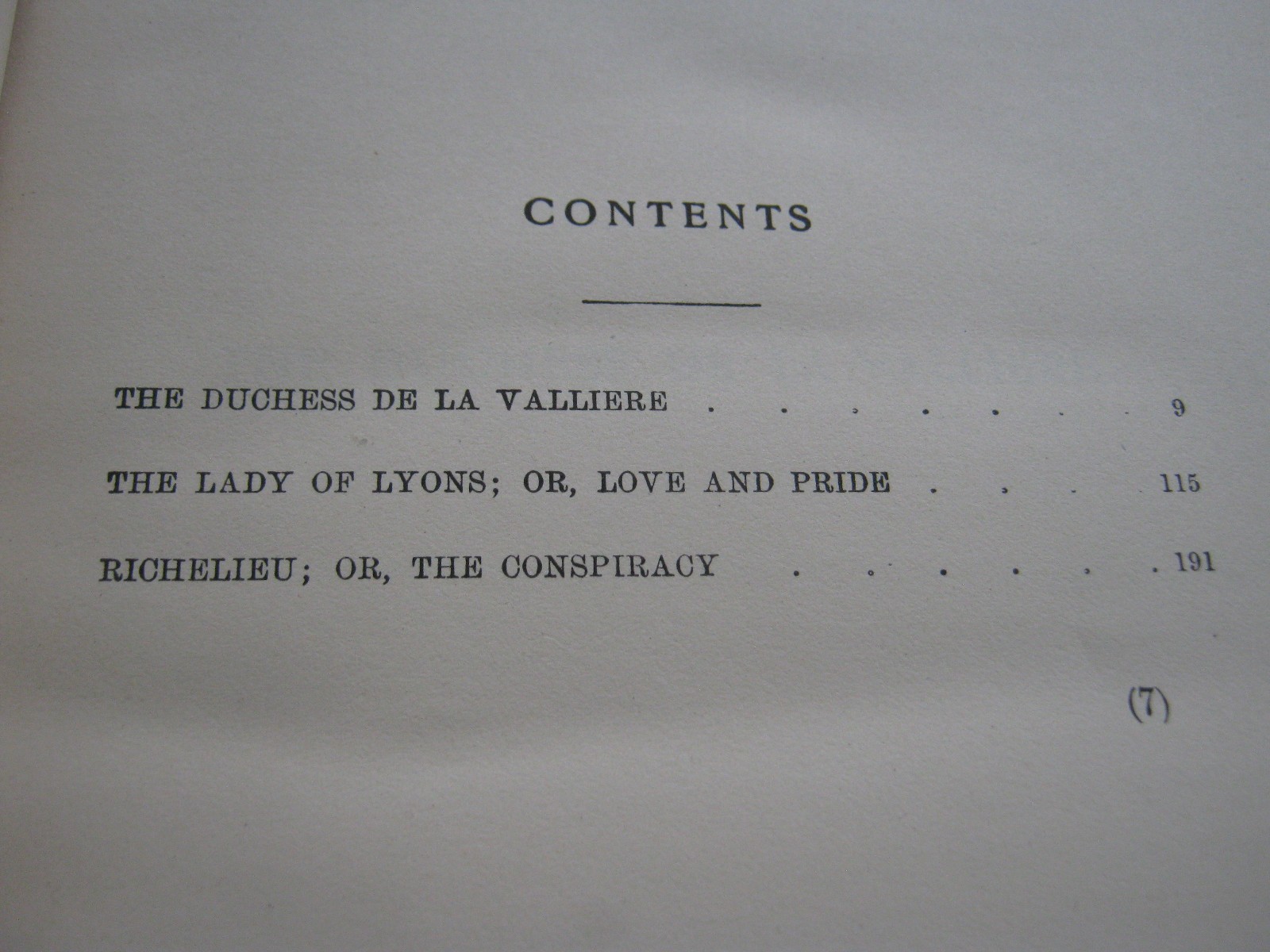 1901 The Works Edward Bulwer Lytton Dramas #29 hardcover book