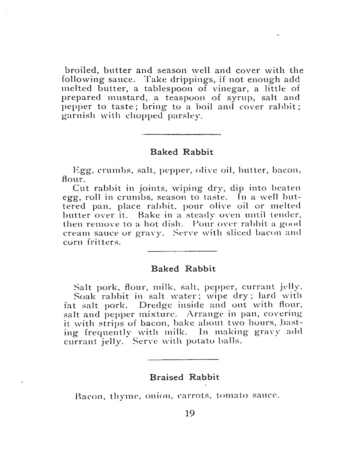 1919 The Rabbit Cook Book Vintage Recipes (61 page)