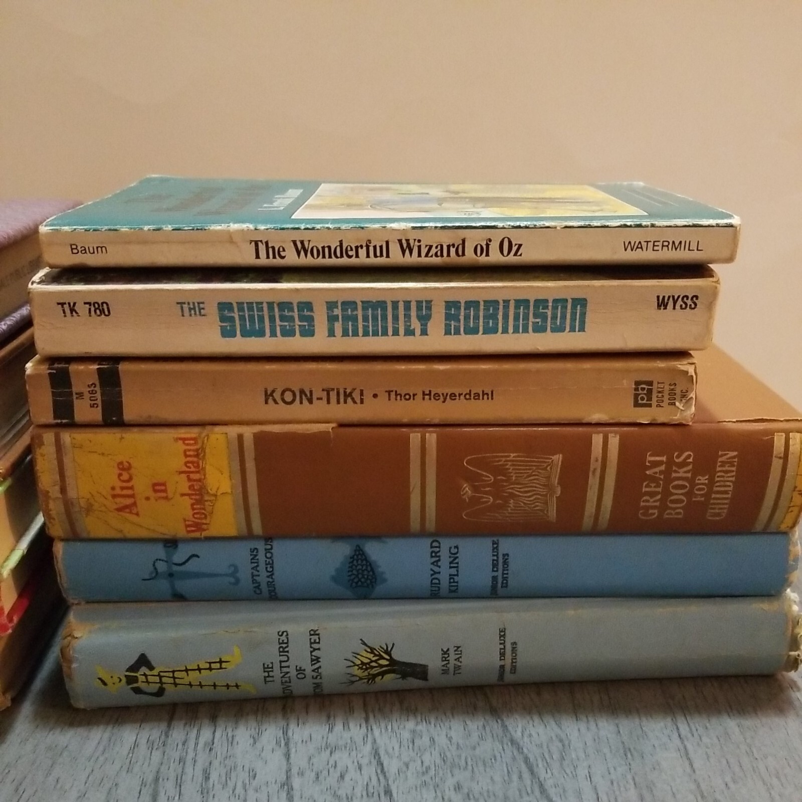 Lot of 12 Mixed Random Children’s Books and Young Adult Novels, Classic Stories