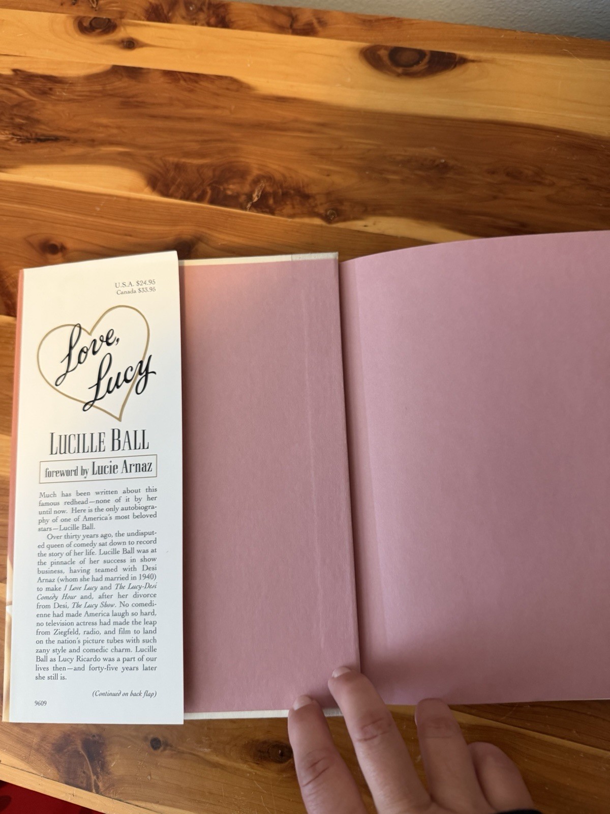 Lucille Ball Love, Lucy Hardcover w/ Dust Jacket, Putnam Autobiography