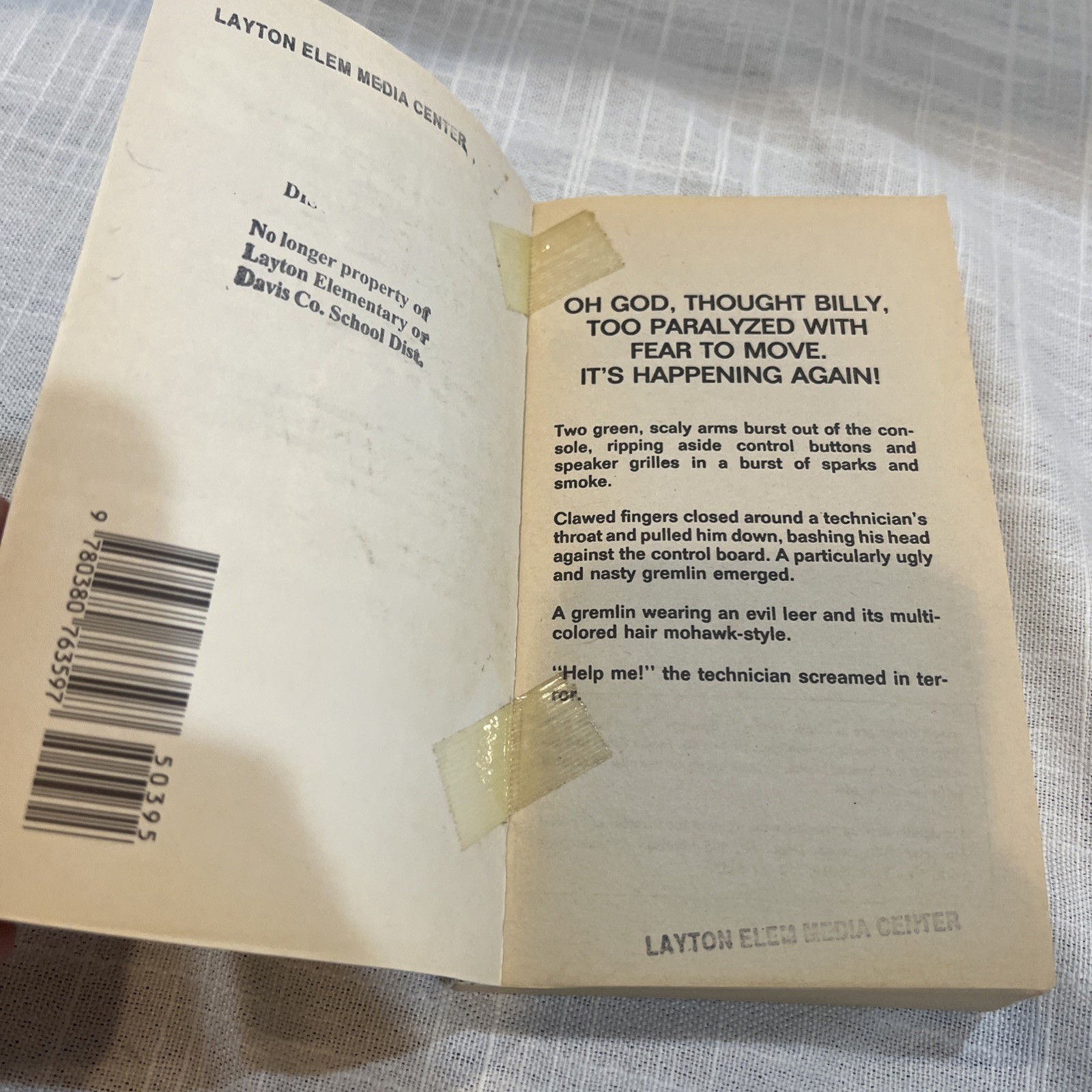 Gremlins 2 : The New Batch Paperback Book David Bischoff