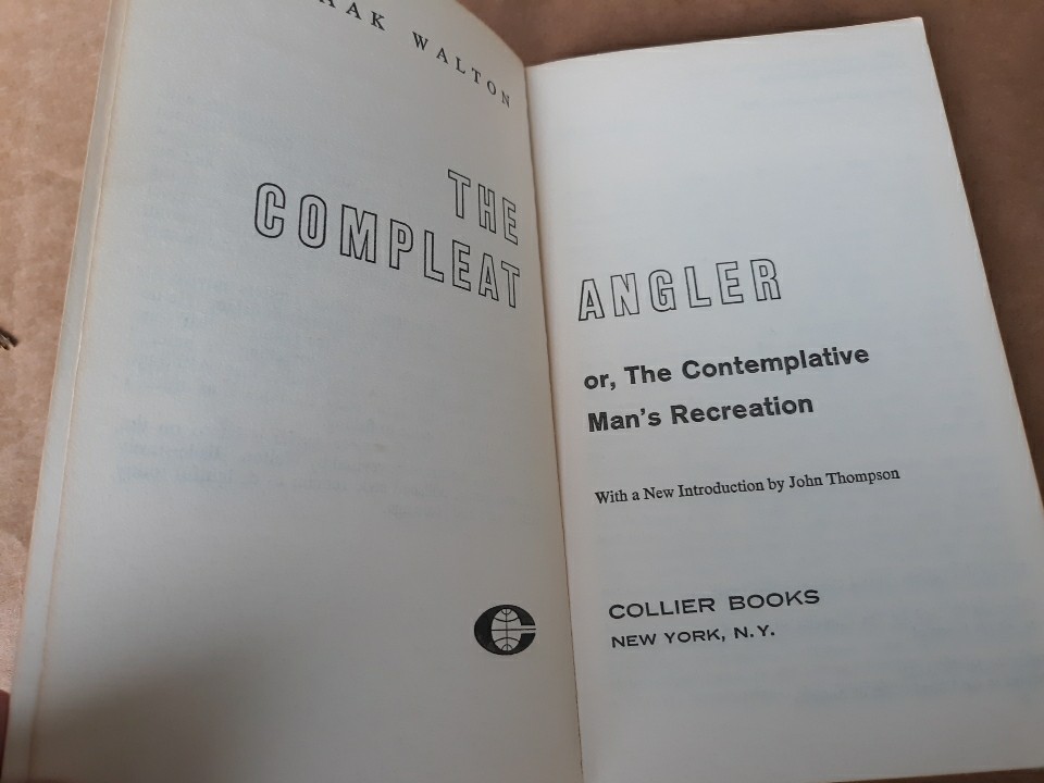 3 On Fish: Compleat Angler, Guide To Life, Life Story Of Fish, Acceptable