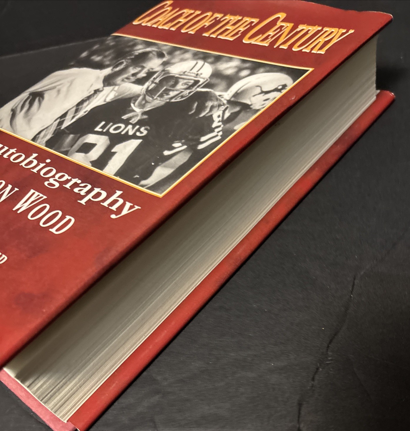 SIGNED~Coach of the Century-An Autobiography by Gordon Wood/John Carver~HCDJ