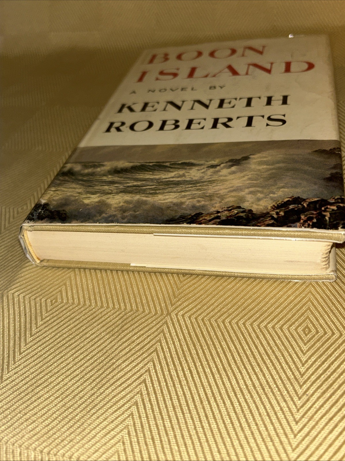 Boon Island Kenneth Roberts 1956 1st Edition HC Nice DJ Mylar Cover Book Ex++
