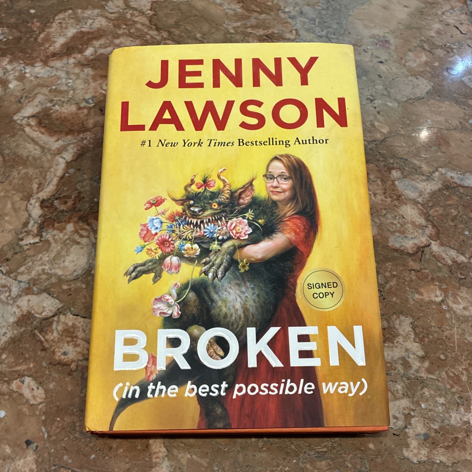 Signed Book Broken In The Best Possible Way Jenny Lawson Humor Books