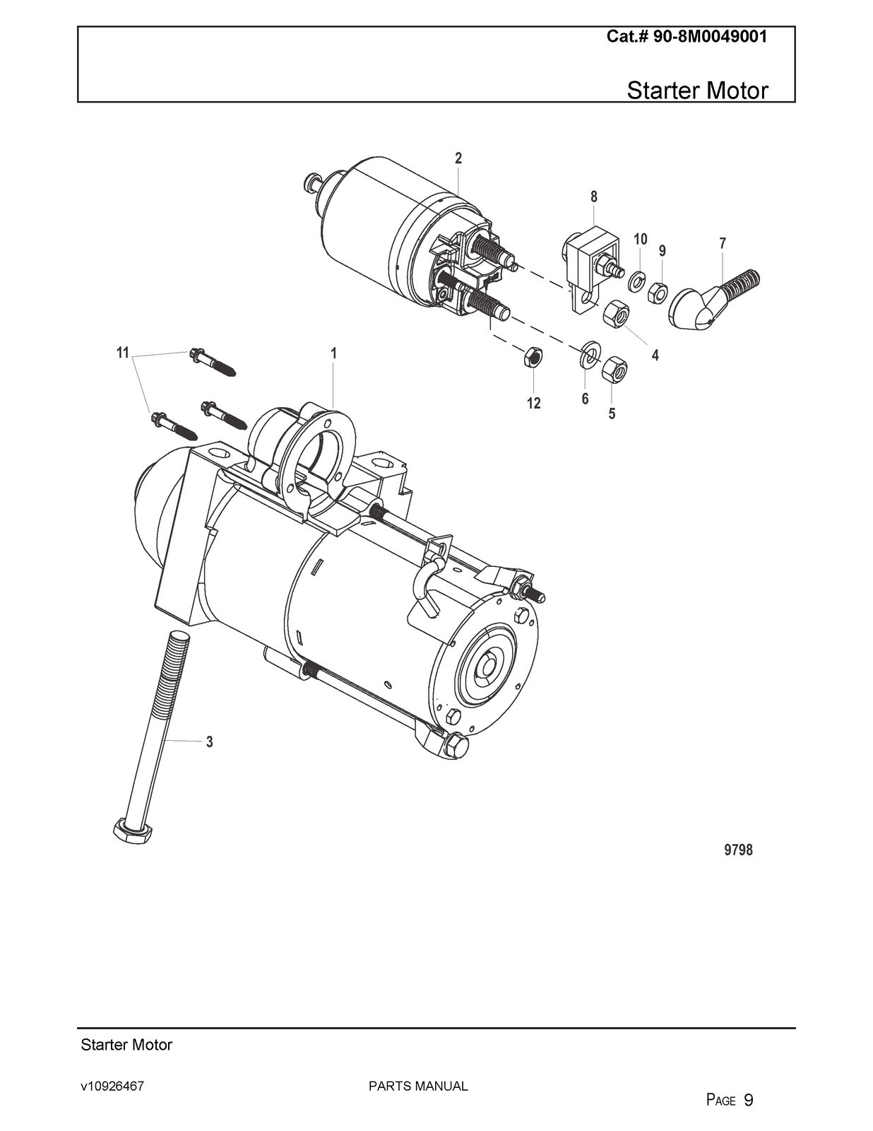 MERCURY MERCRUISER 50 350 377 MAG MPI Sterndrive Parts Manual – WIRE CLOSURE
