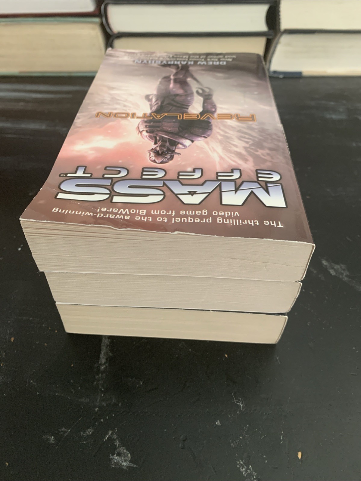Mass Effect Paperback Book Set 1-3 Revalation/Ascension/Retribution 1st Editions